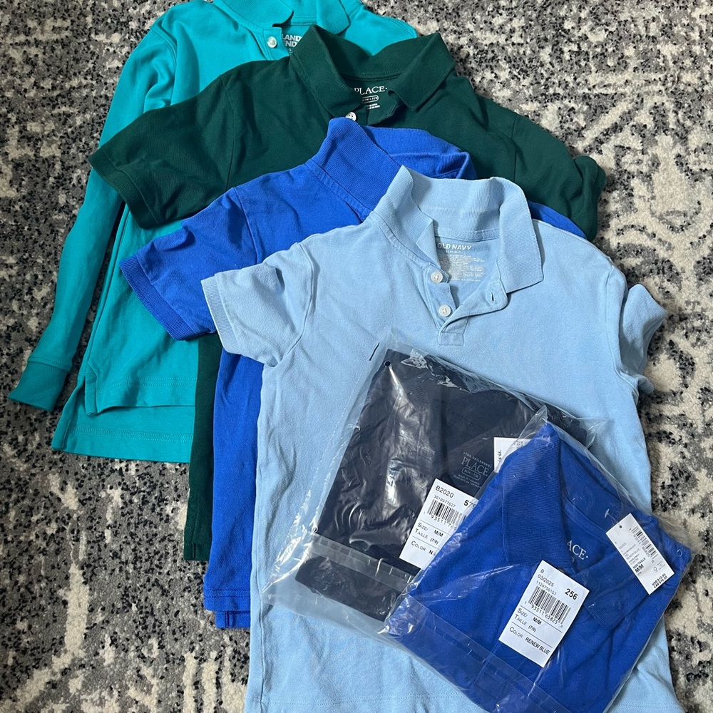 Boys Polos Uniforms Lot